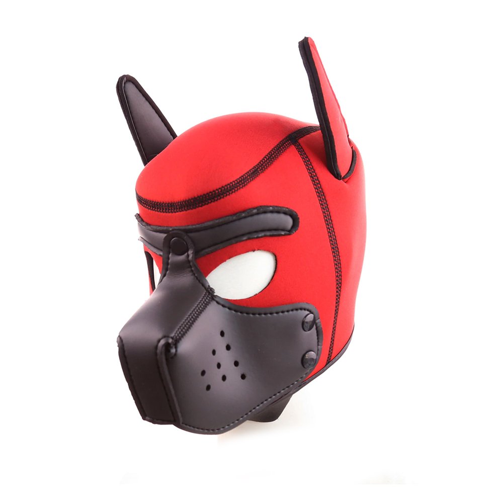 Máscara Puppy Play Vermelha